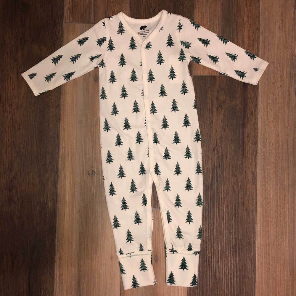NWT Monica & Andy “On the Go” LS Christmas Tree One-Piece